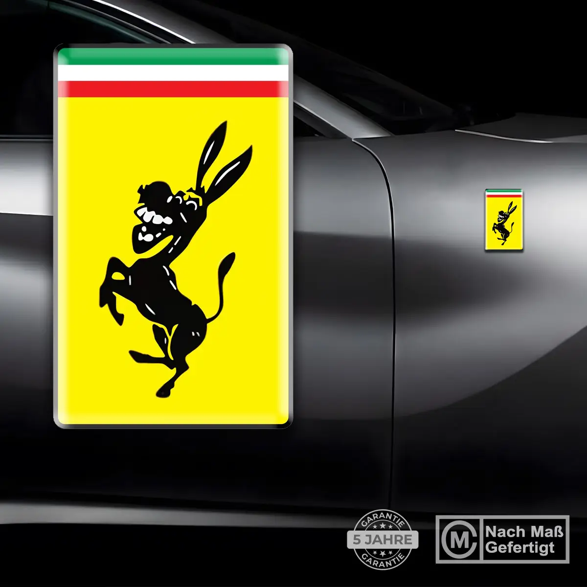 Ferrari Emblem Stilvolles Design