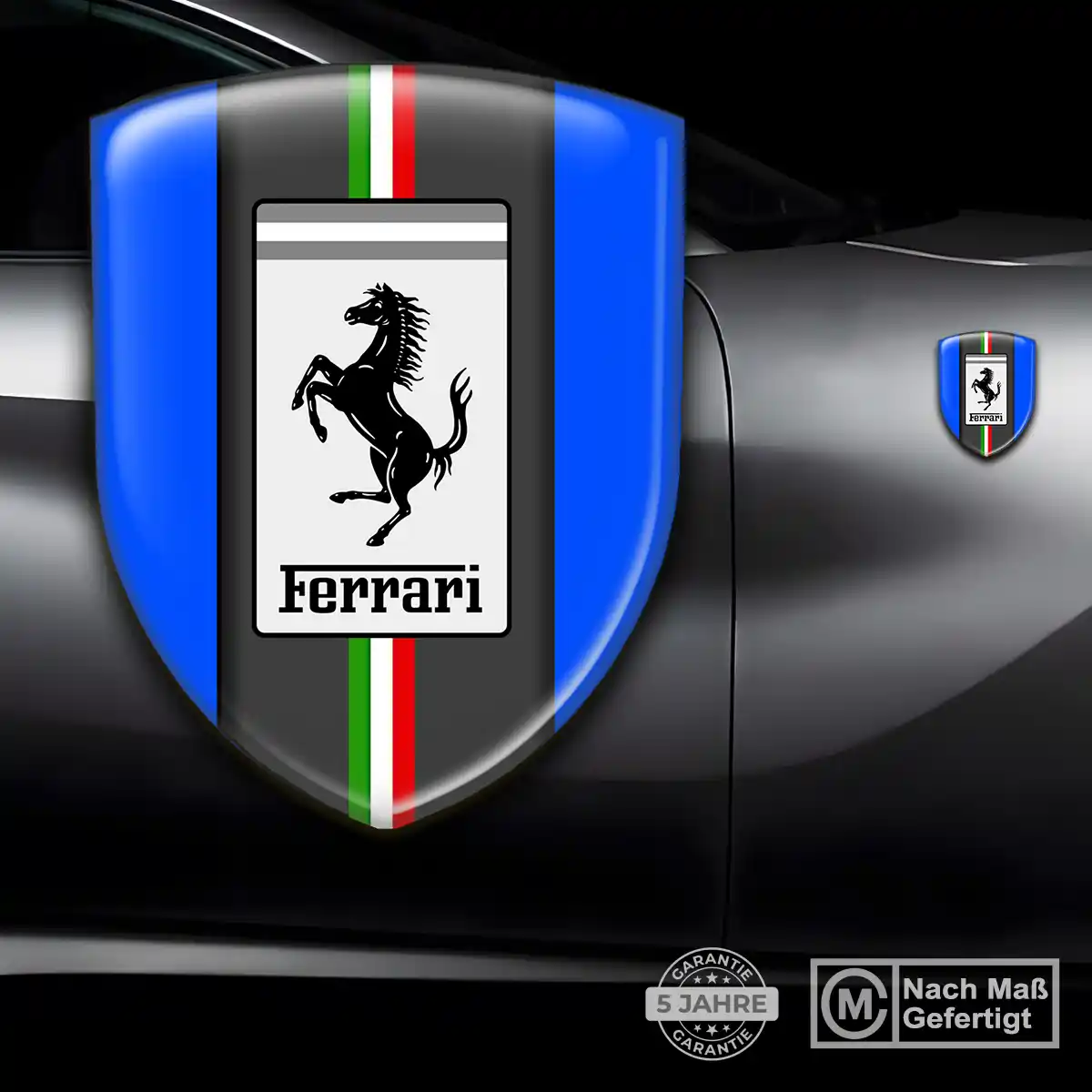 Ferrari Emblem Wappen Aufkleber Auto Hohe Qualität