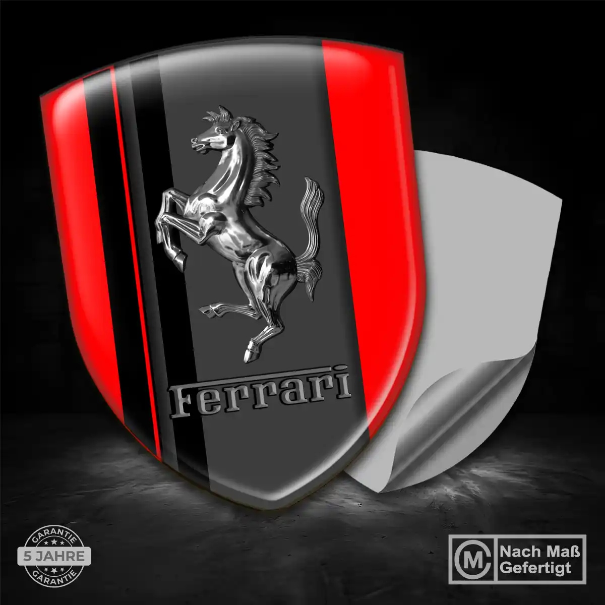 Ferrari Emblem Wappen Auto Hohe Qualität