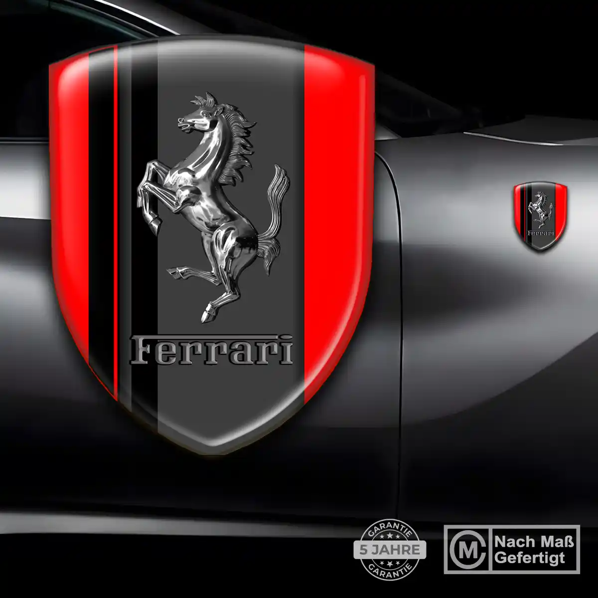 Ferrari Emblem Wappen Auto Hohe Qualität