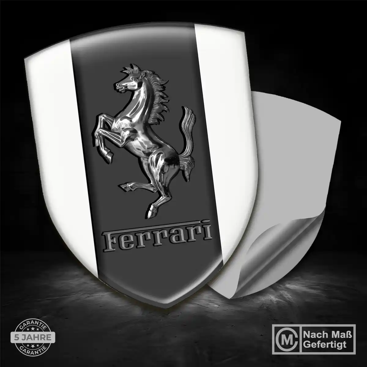 Ferrari Emblem Wappen Auto Stilvolles Design