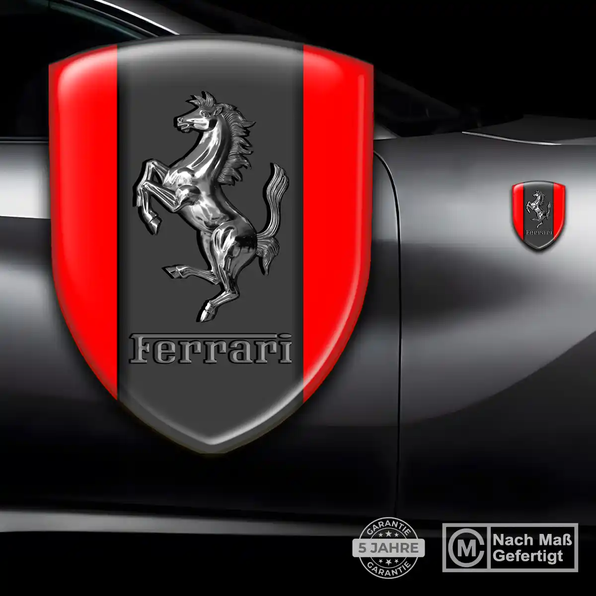 Ferrari Emblem Wappen Hohe Qualität