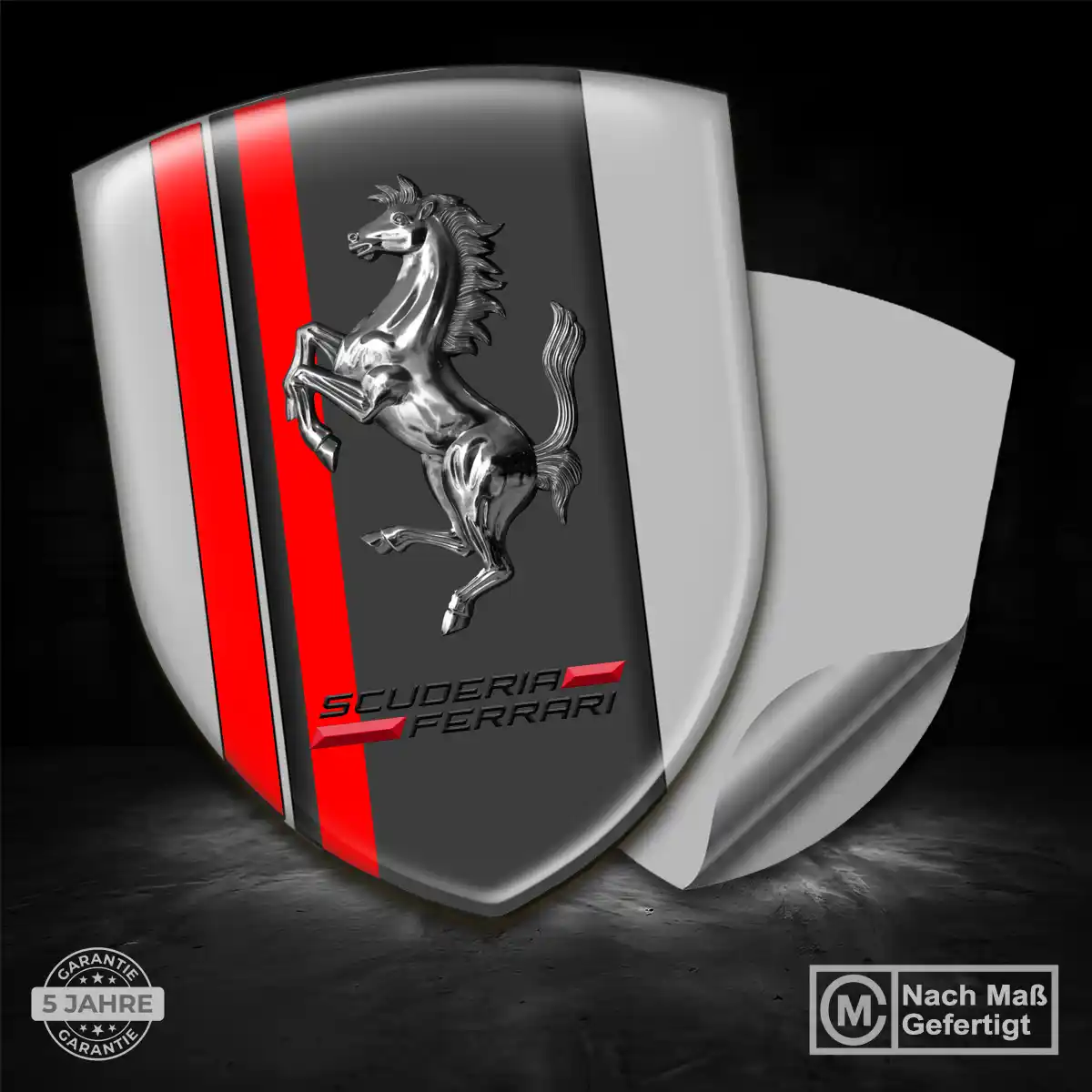 Ferrari Embleme Auto Stilvolles Design