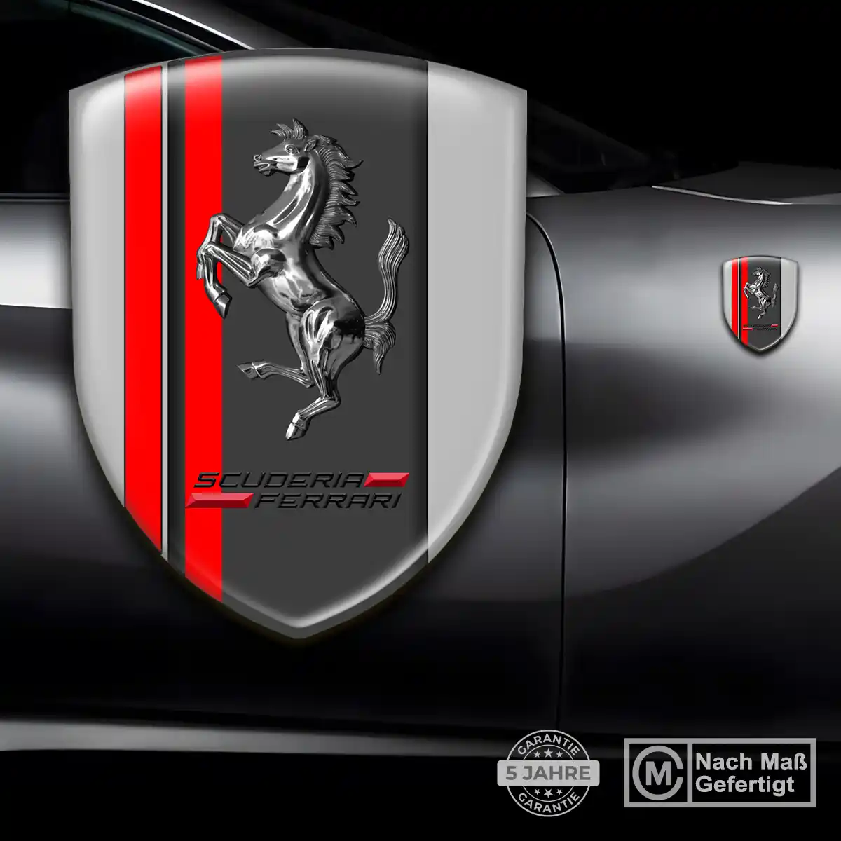 Ferrari Embleme Auto Stilvolles Design