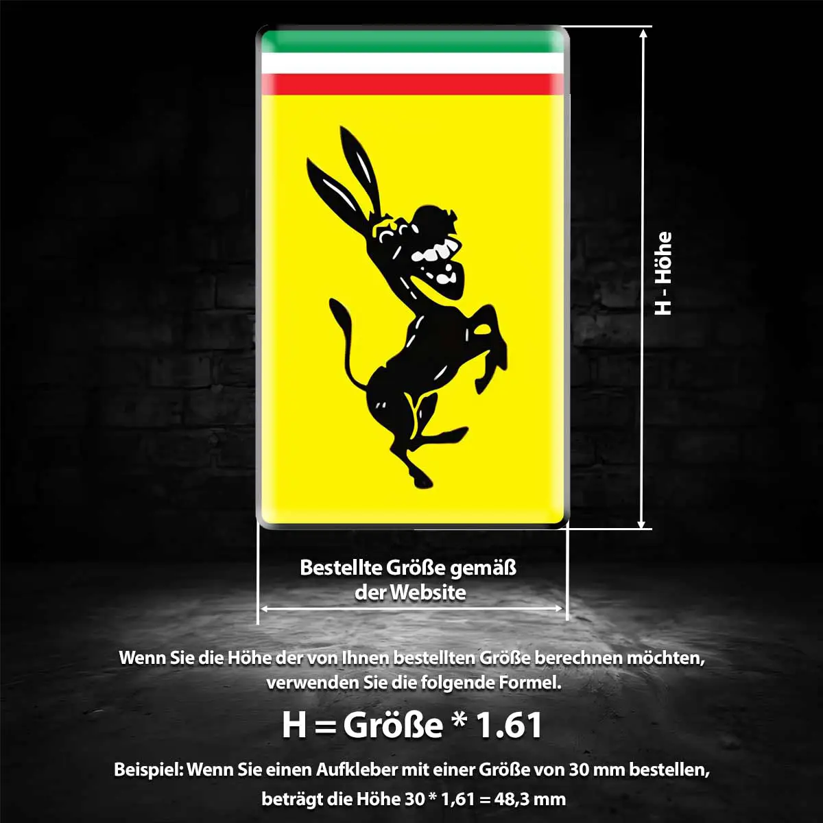 Ferrari Embleme Stilvolles Design