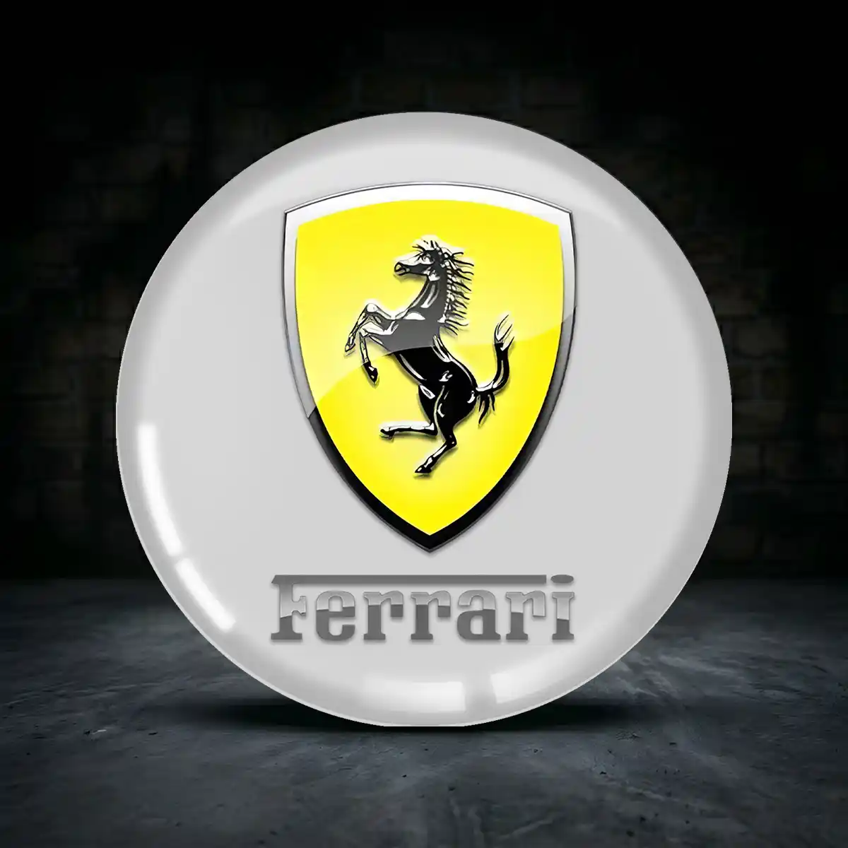 Ferrari Felgen Aufkleber Silikon Hochwertiges Harz