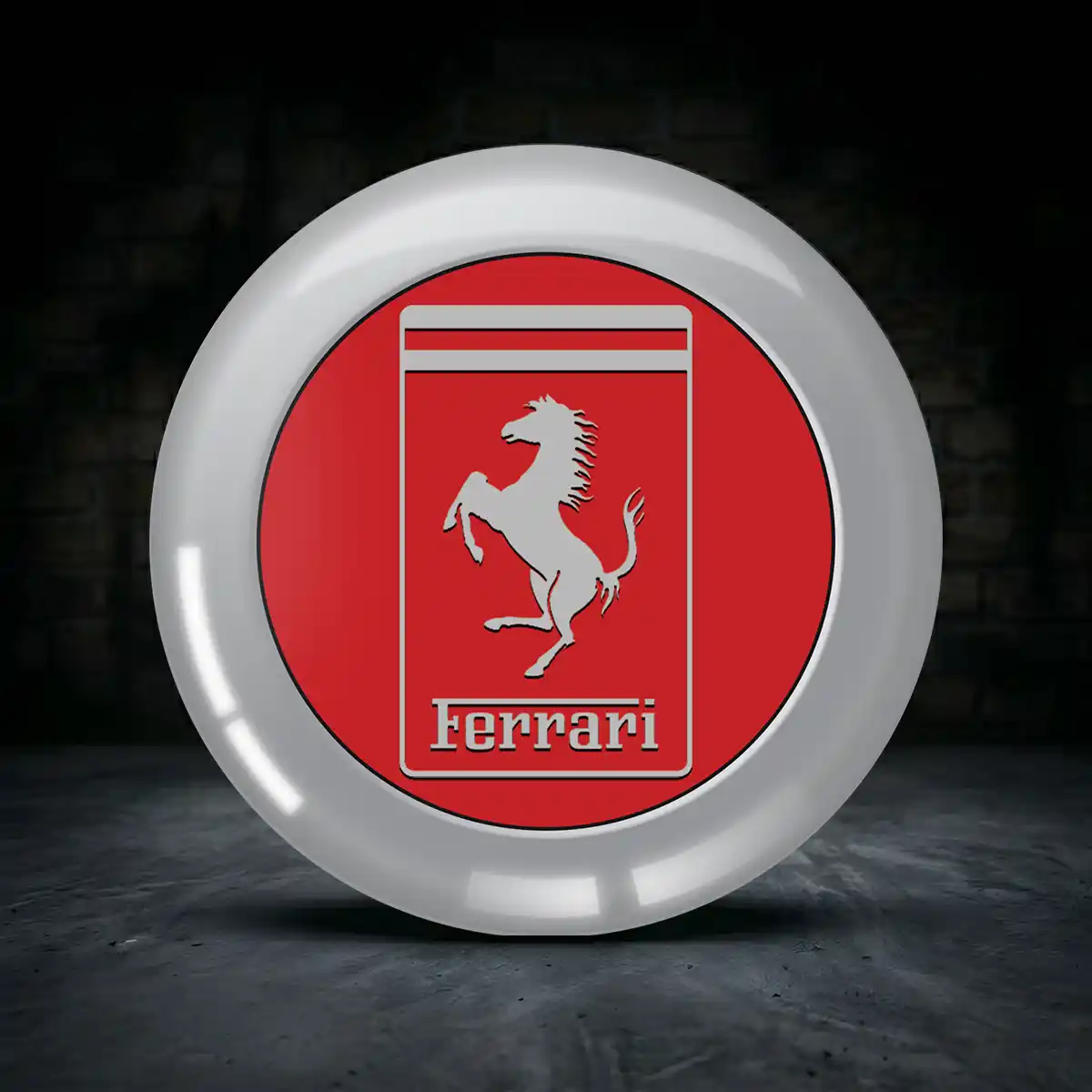 Ferrari Nabendeckel Aufkleber Premium-Edition