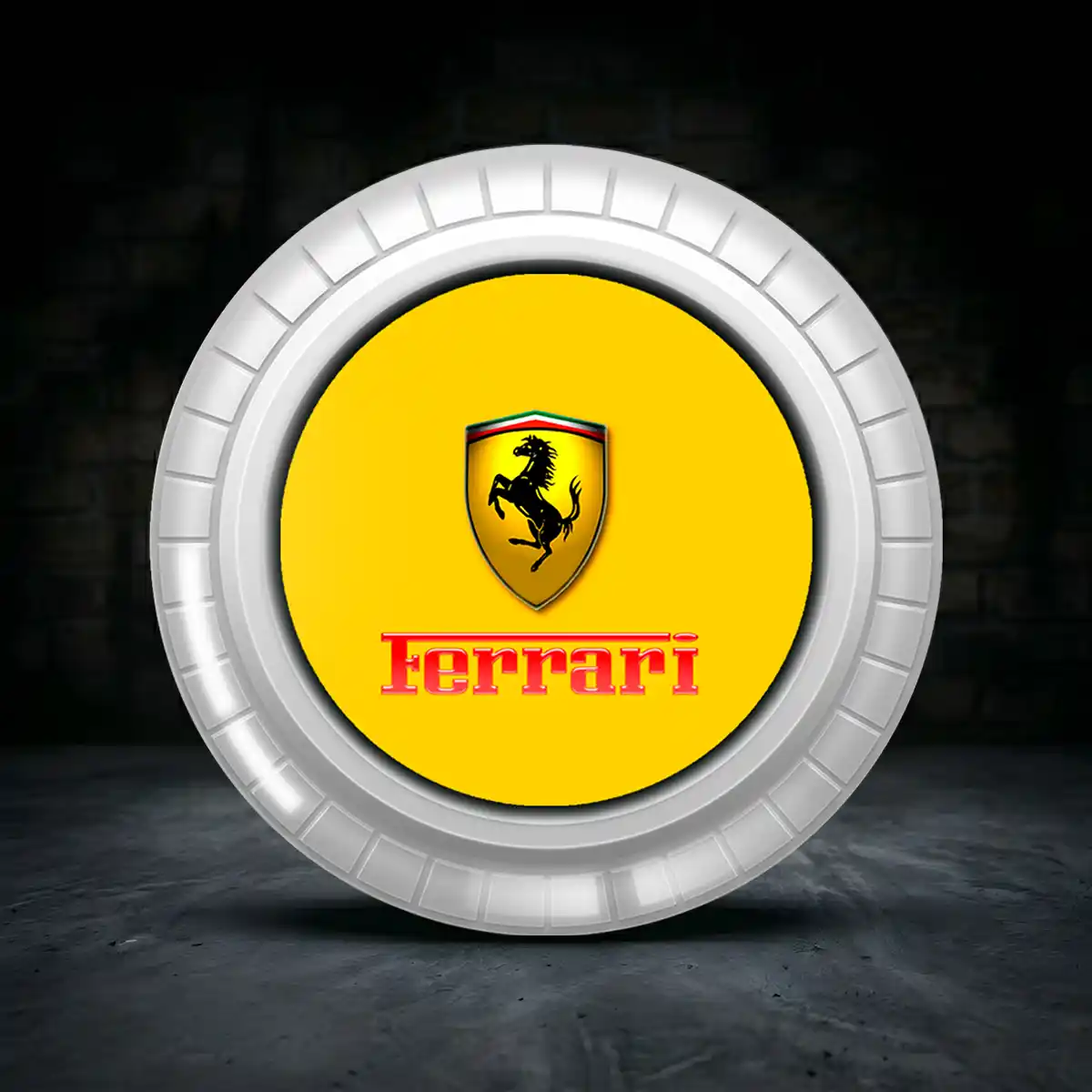 Ferrari Rad Mitte Aufkleber Radkappen Premium-Edition