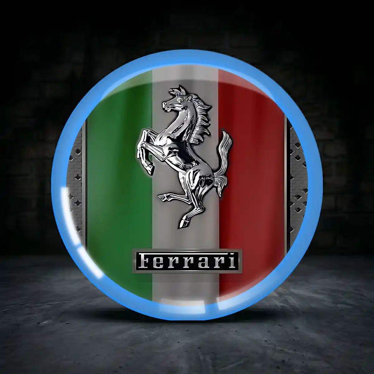 Ferrari Radmitte Aufkleber Nabendeckel Stilvolles Design