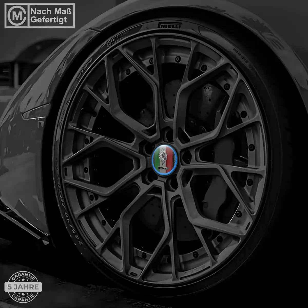 Ferrari Radmitte Aufkleber Nabendeckel Stilvolles Design