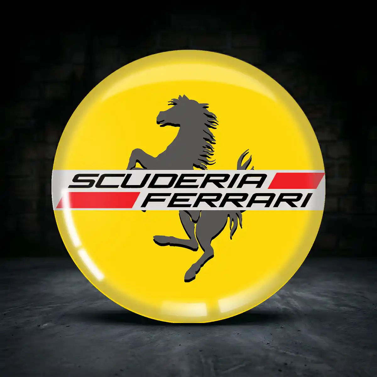 Ferrari Radmitte Aufkleber Premium-Edition