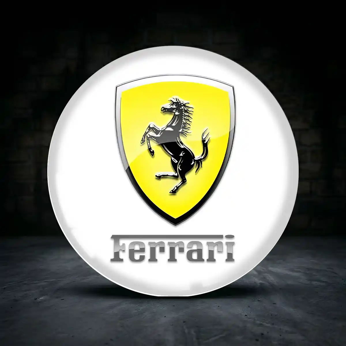 Ferrari Silikon Aufkleber Embleme Interieurdesign