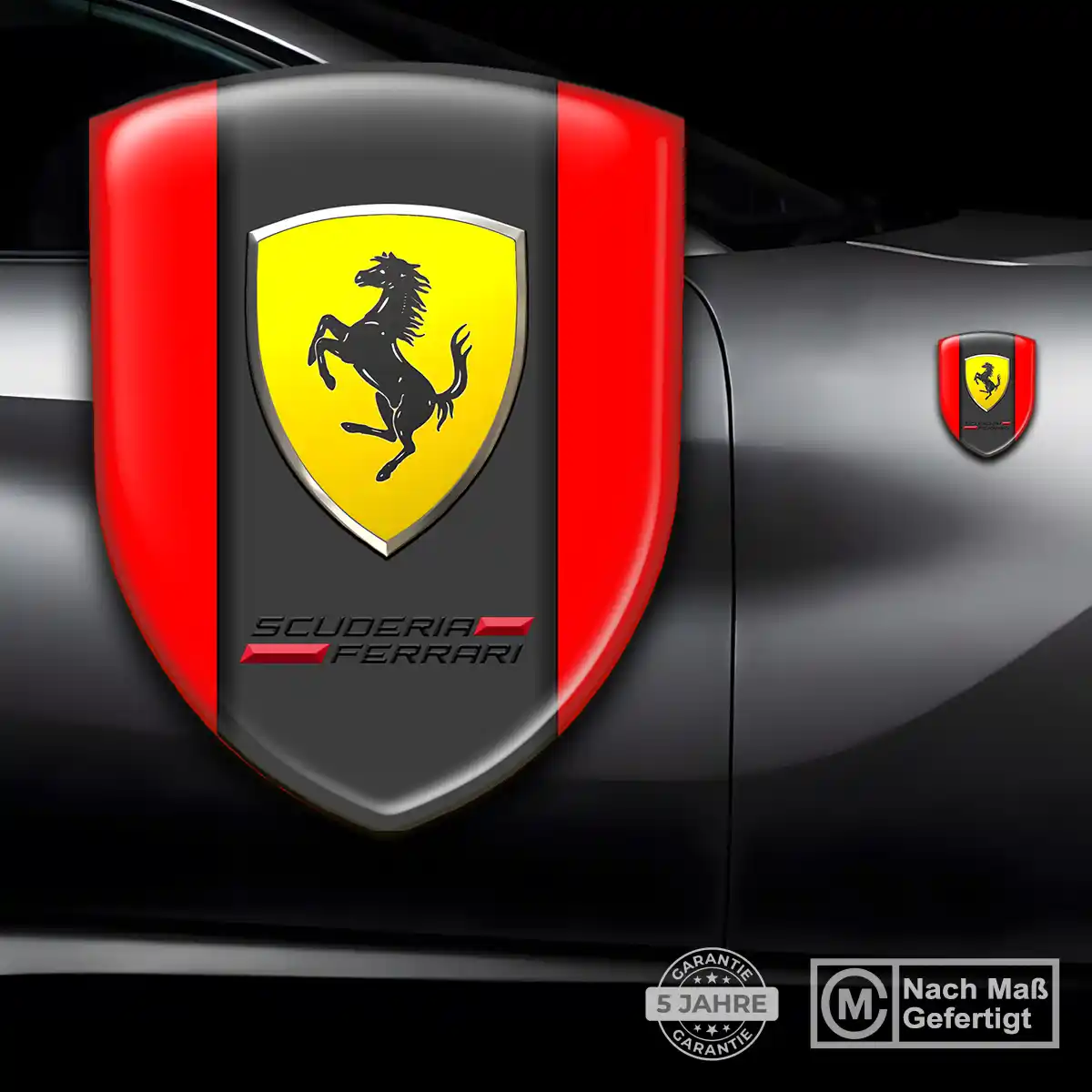 Ferrari Silikon Aufkleber Hohe Qualität