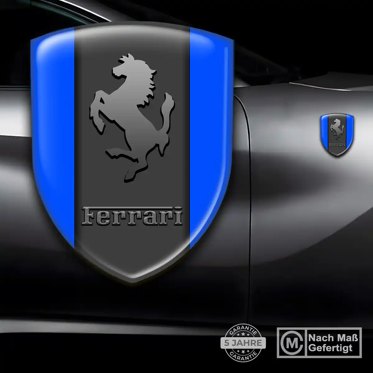 Ferrari Silikon Aufkleber Premium-Edition