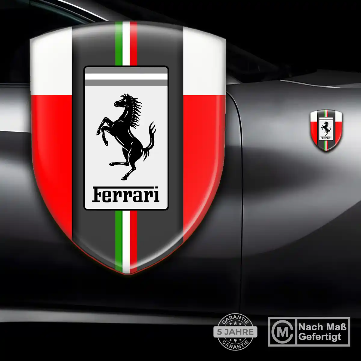 Ferrari Silikon Aufkleber Stilvolles Design