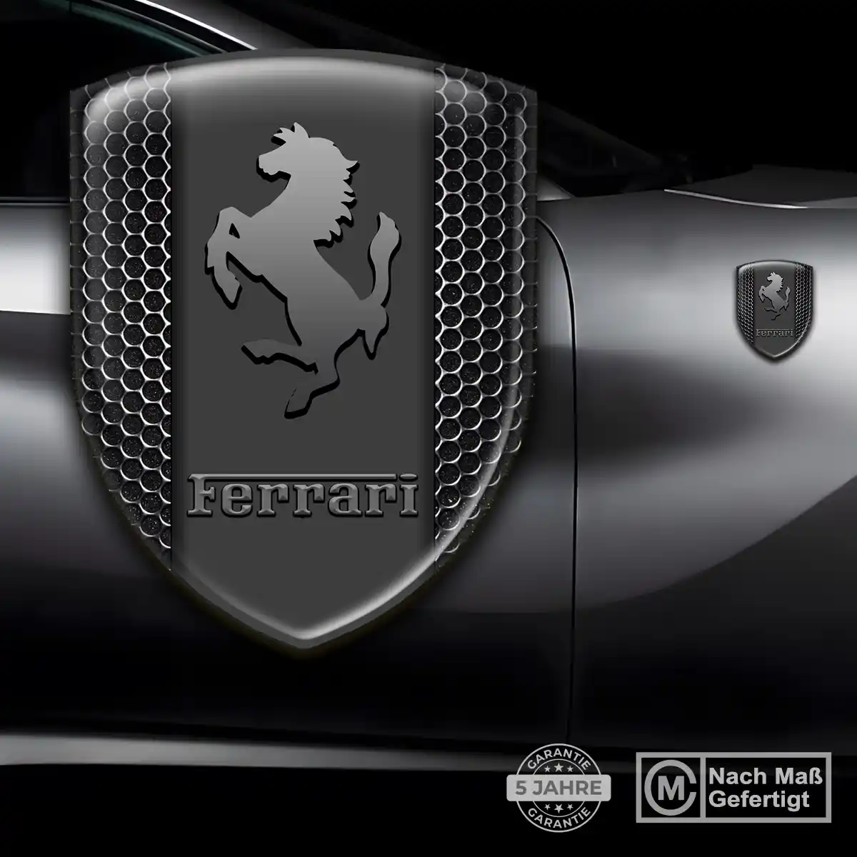 Ferrari Wappen Aufkleber Emblem Hohe Qualität