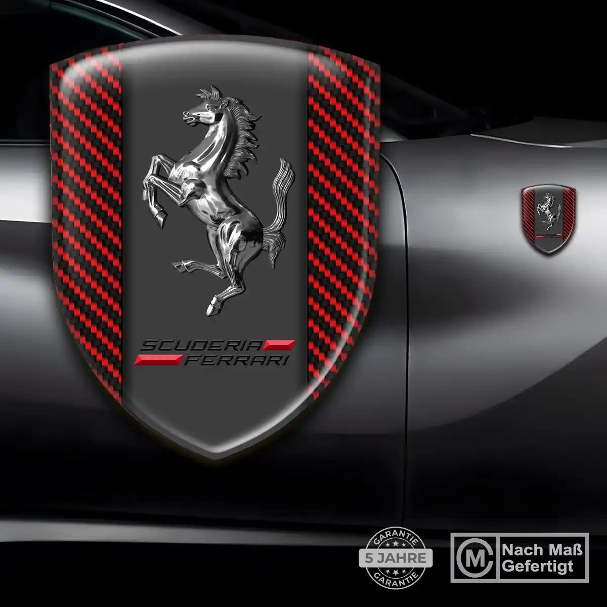 Ferrari Wappen Aufkleber Premium-Edition