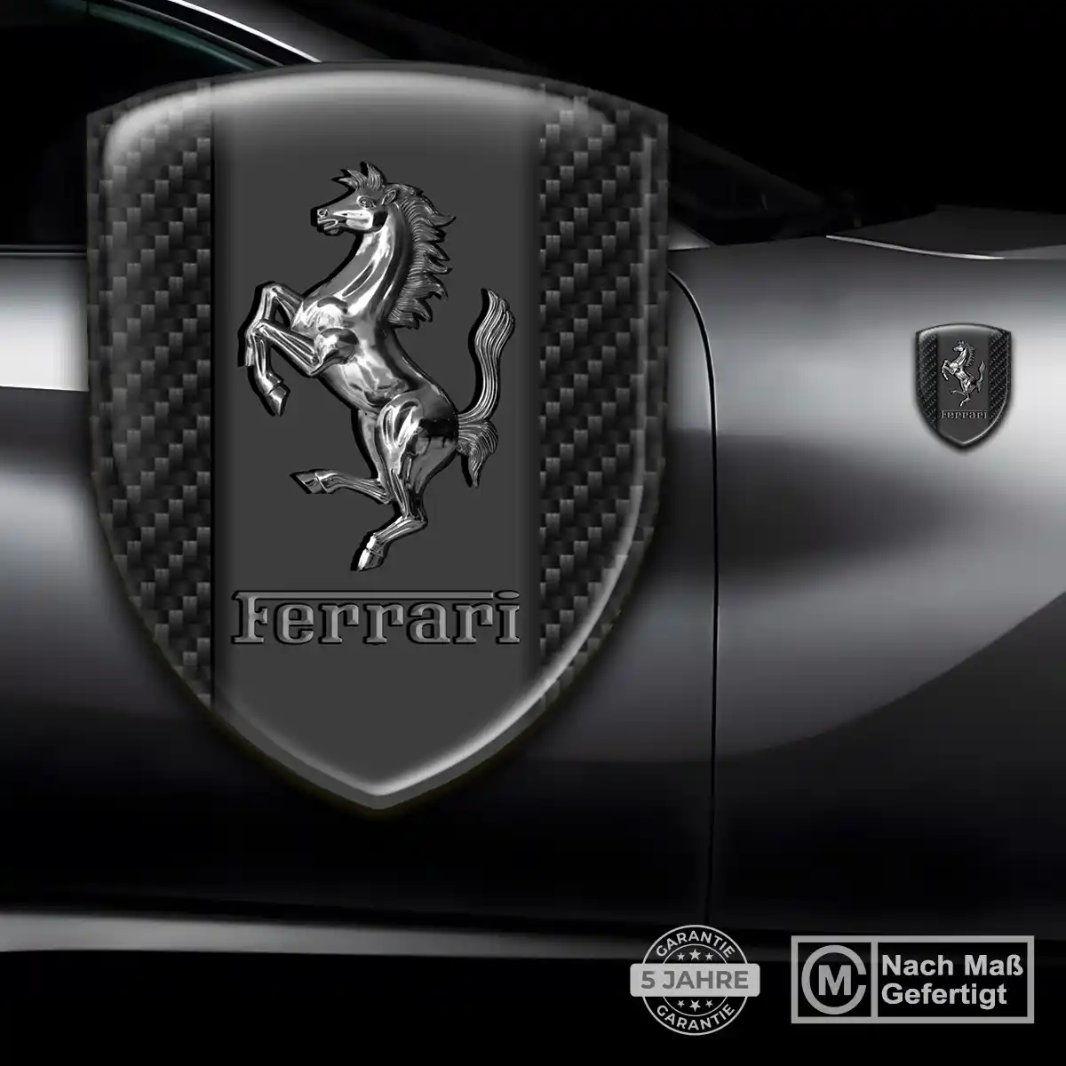 Ferrari Wappen Emblem Aufkleber Auto Stilvolles Design