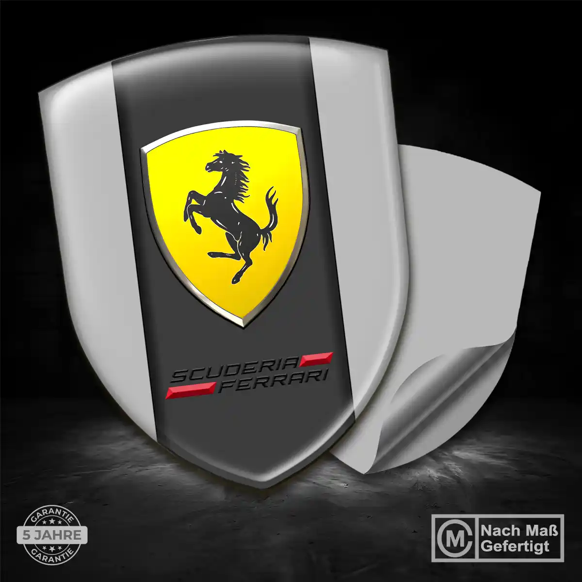 Ferrari Wappen Emblem Auto Stilvolles Design