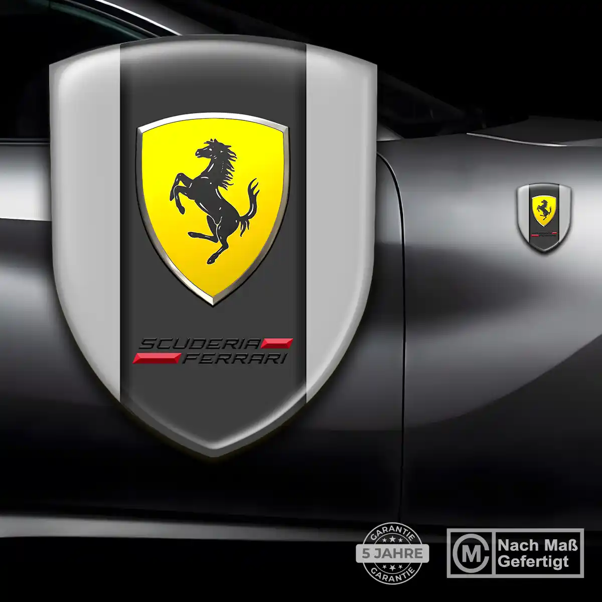 Ferrari Wappen Emblem Auto Stilvolles Design