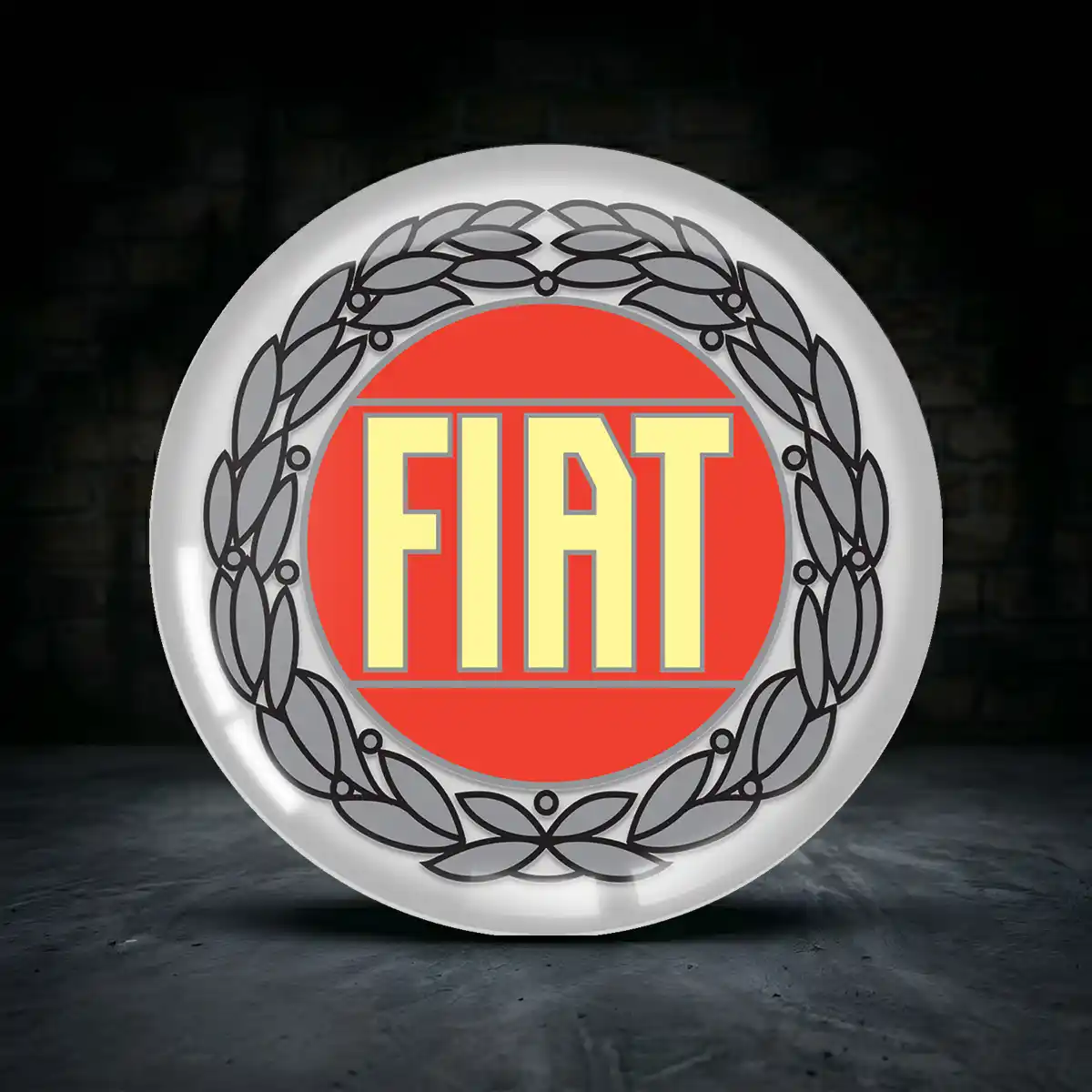Fiat Aufkleber 3D Gel Exterieurdesign