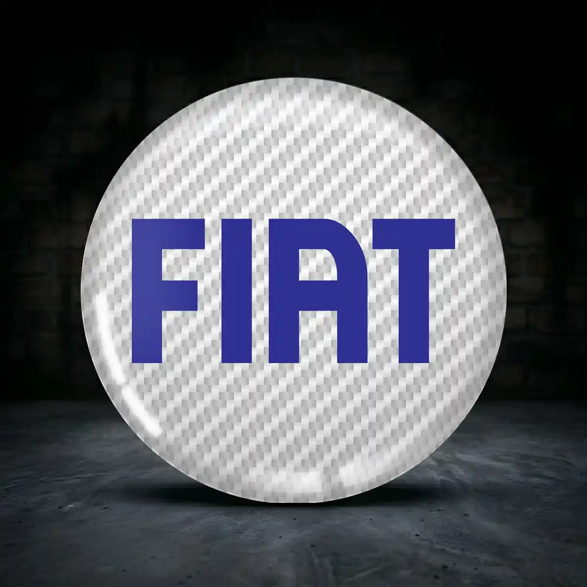 Fiat Aufkleber 3D Gel Stilvolles Design