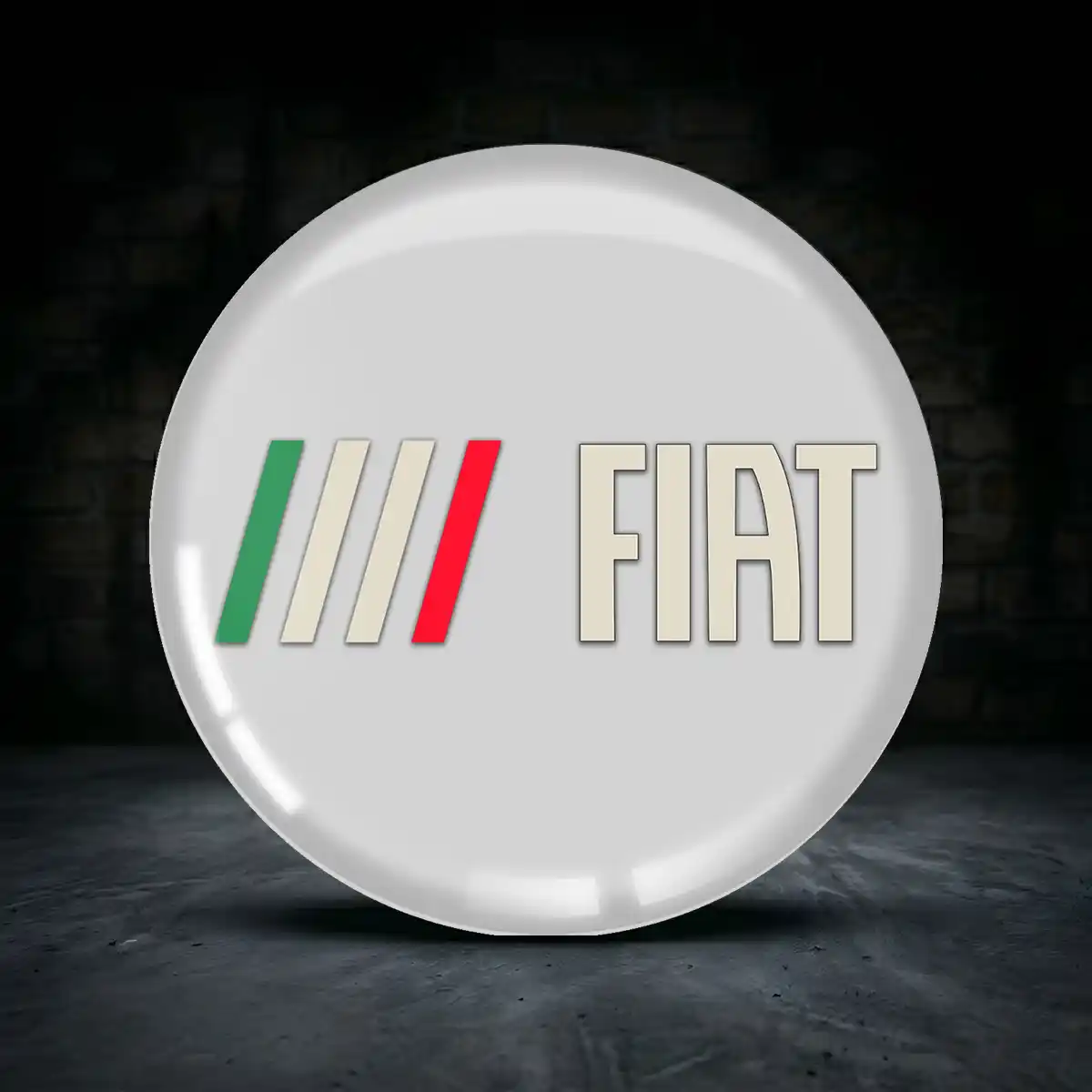 Fiat Aufkleber Felgenemblem Silikon Exterieurdesign