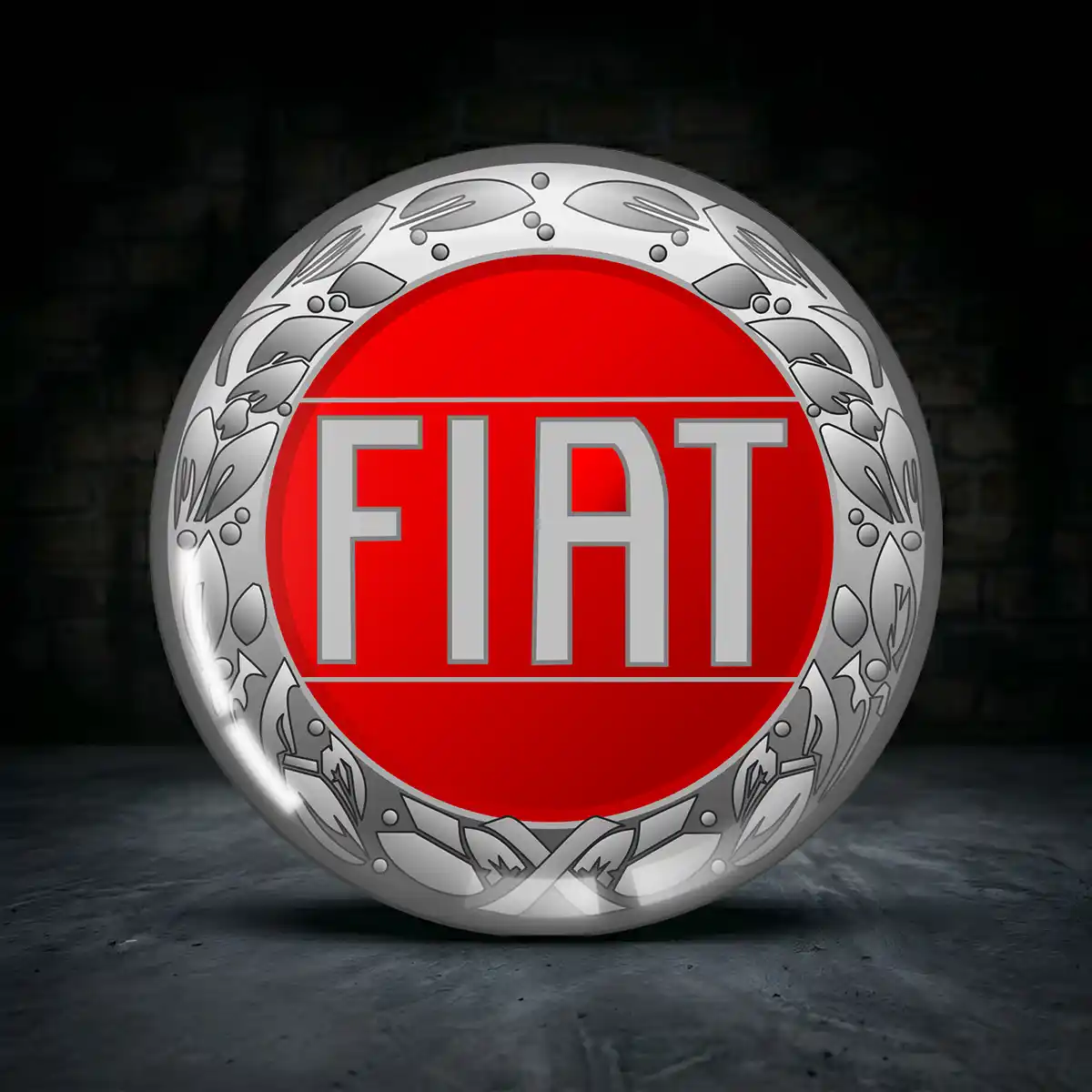 Fiat Aufkleber Nabenkappen Exterieurdesign