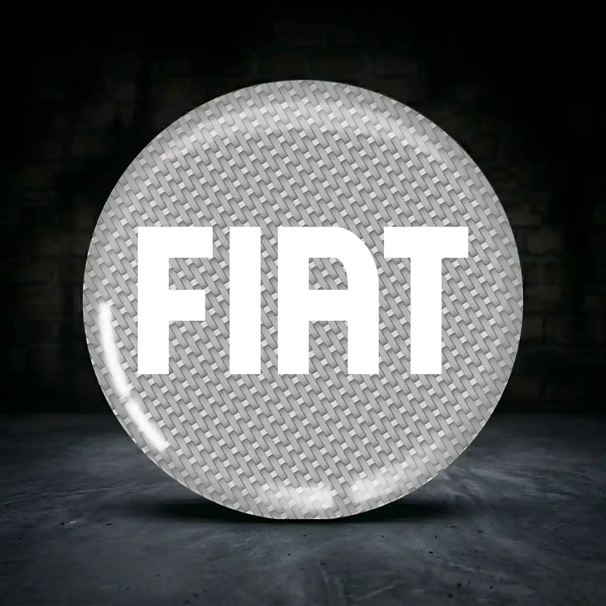 Fiat Aufkleber Radkappen Exterieurdesign