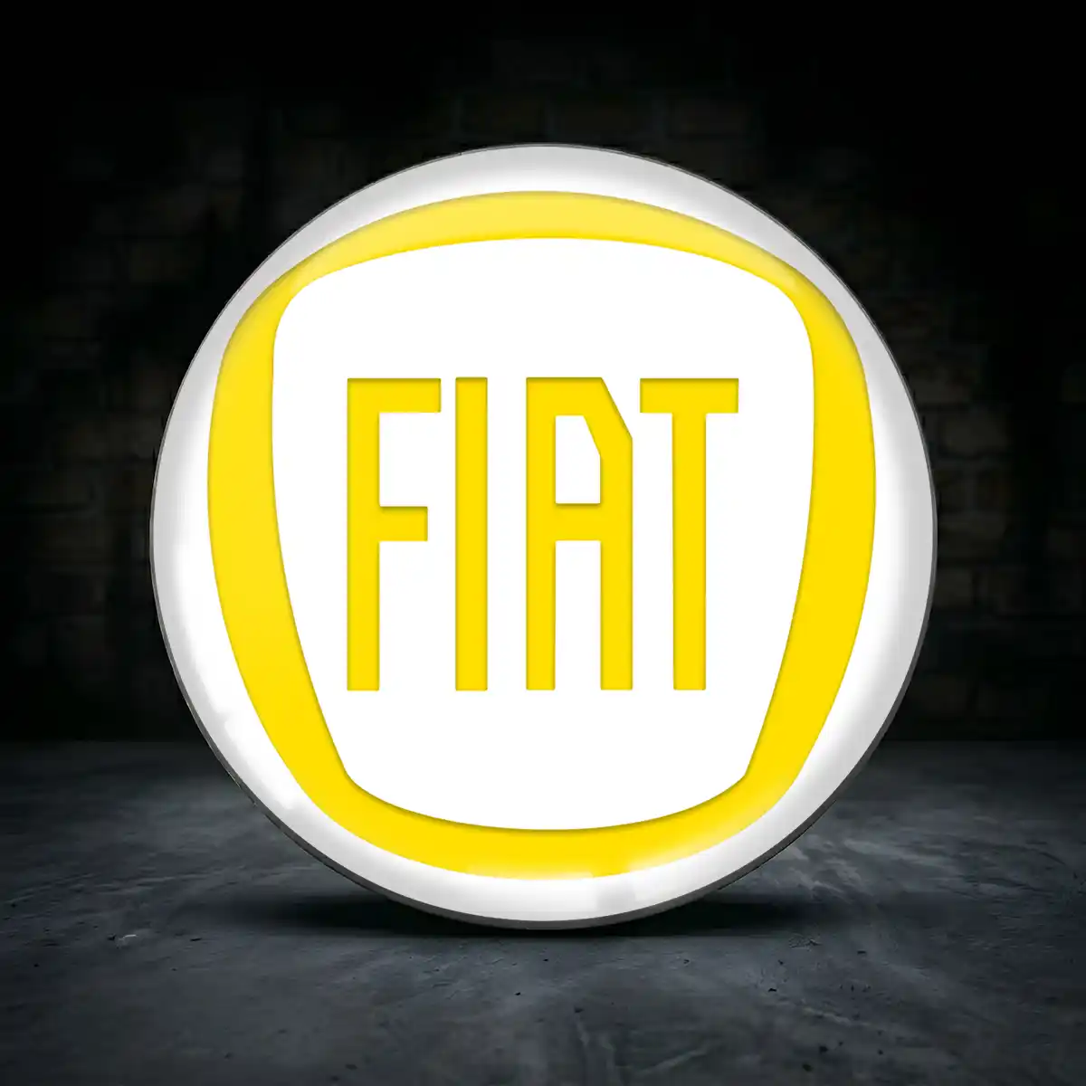 Fiat Aufkleber Silikon Embleme Exterieurdesign