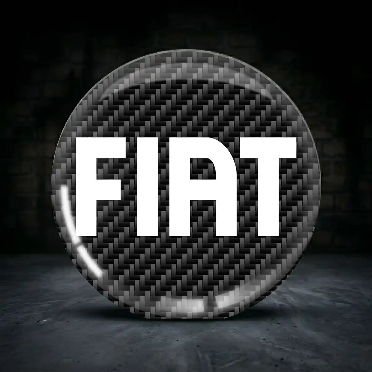 Fiat Aufkleber Silikon Embleme Interieurdesign