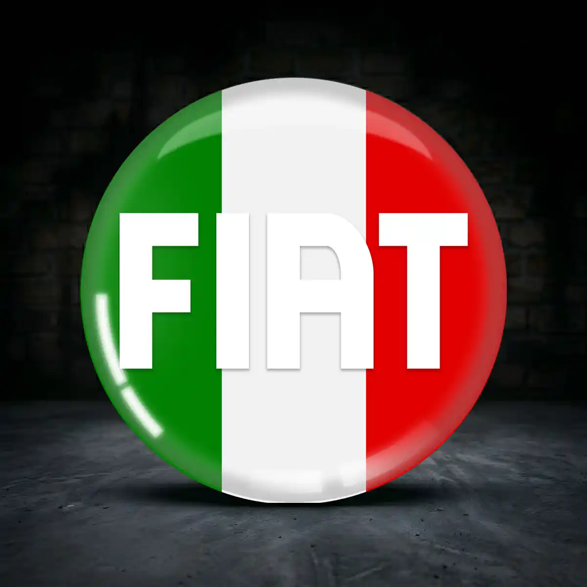 Fiat Aufkleber Silikon Embleme Premiumqualität