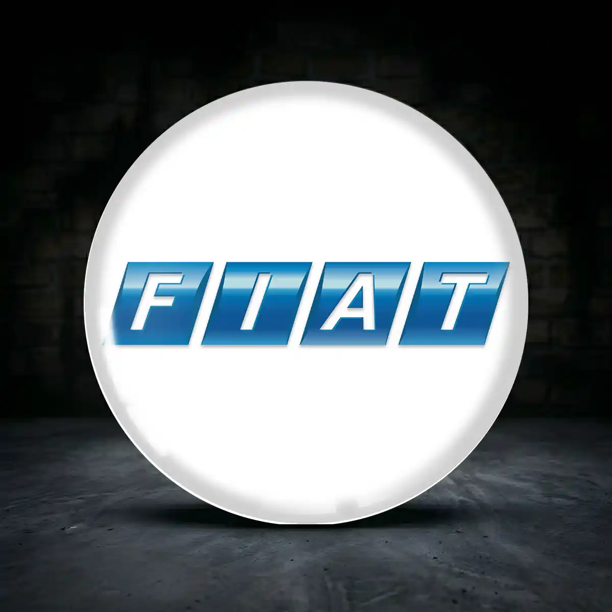 Fiat Embleme Silikon Aufkleber Limitierte Auflage