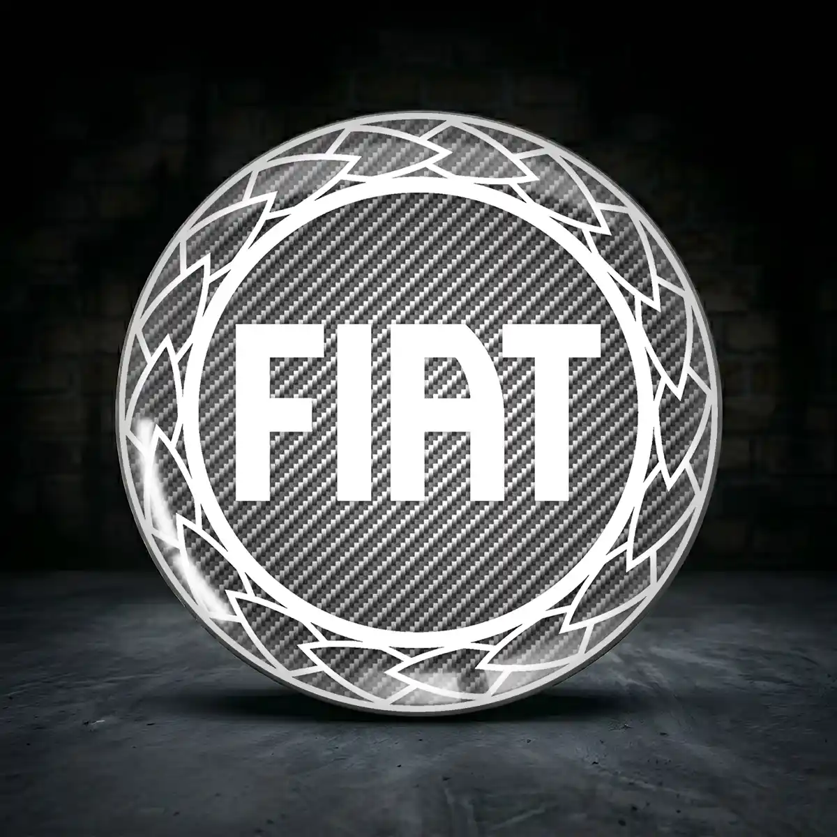 Fiat Felgen Aufkleber Silikon Exterieurdesign