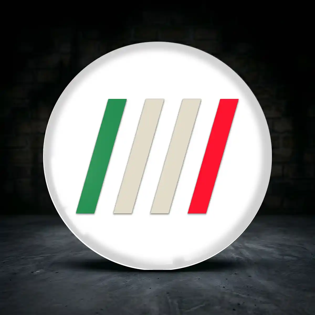 Fiat Nabendeckel Aufkleber Exterieurdesign