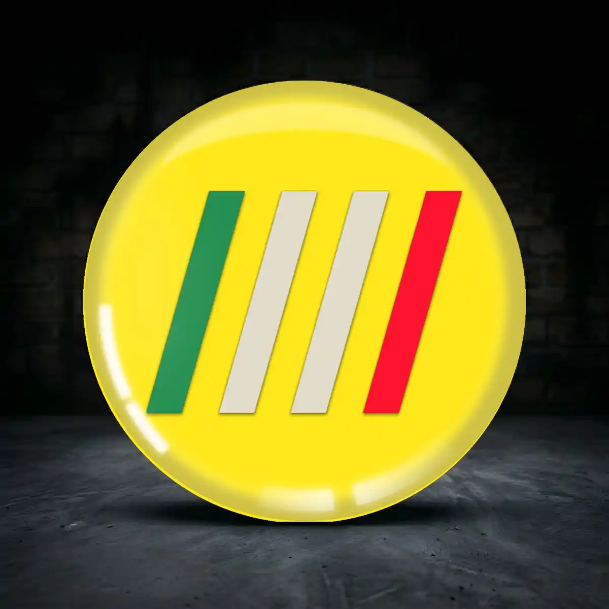 Fiat Nabendeckel Aufkleber Hochwertiges Harz