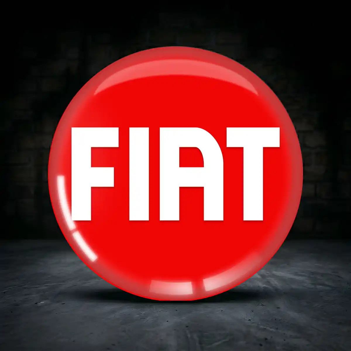 Fiat Rad Mitte Aufkleber Radkappen Hohe Qualität