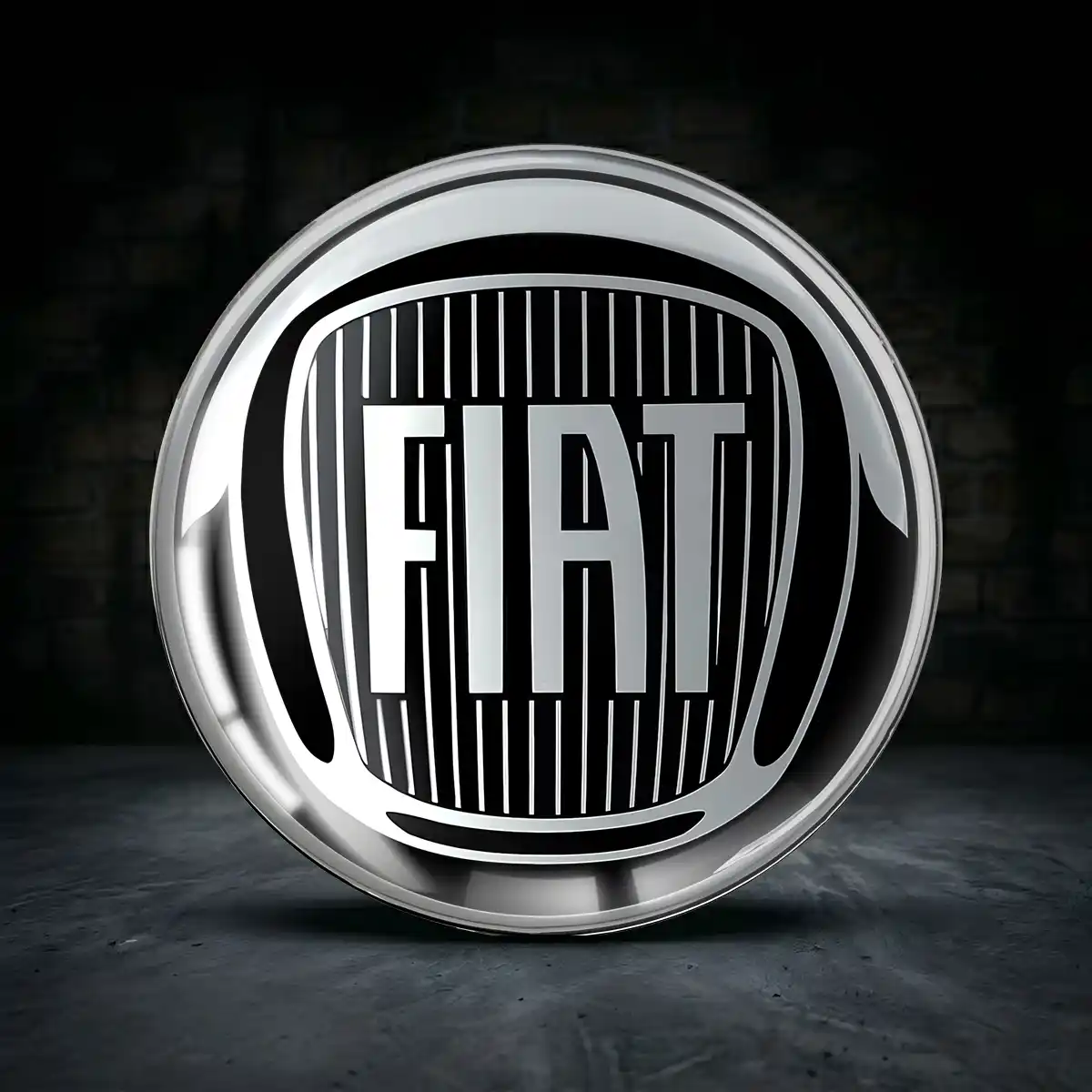 Fiat Rad Mitte Aufkleber Radkappen Interieurdesign