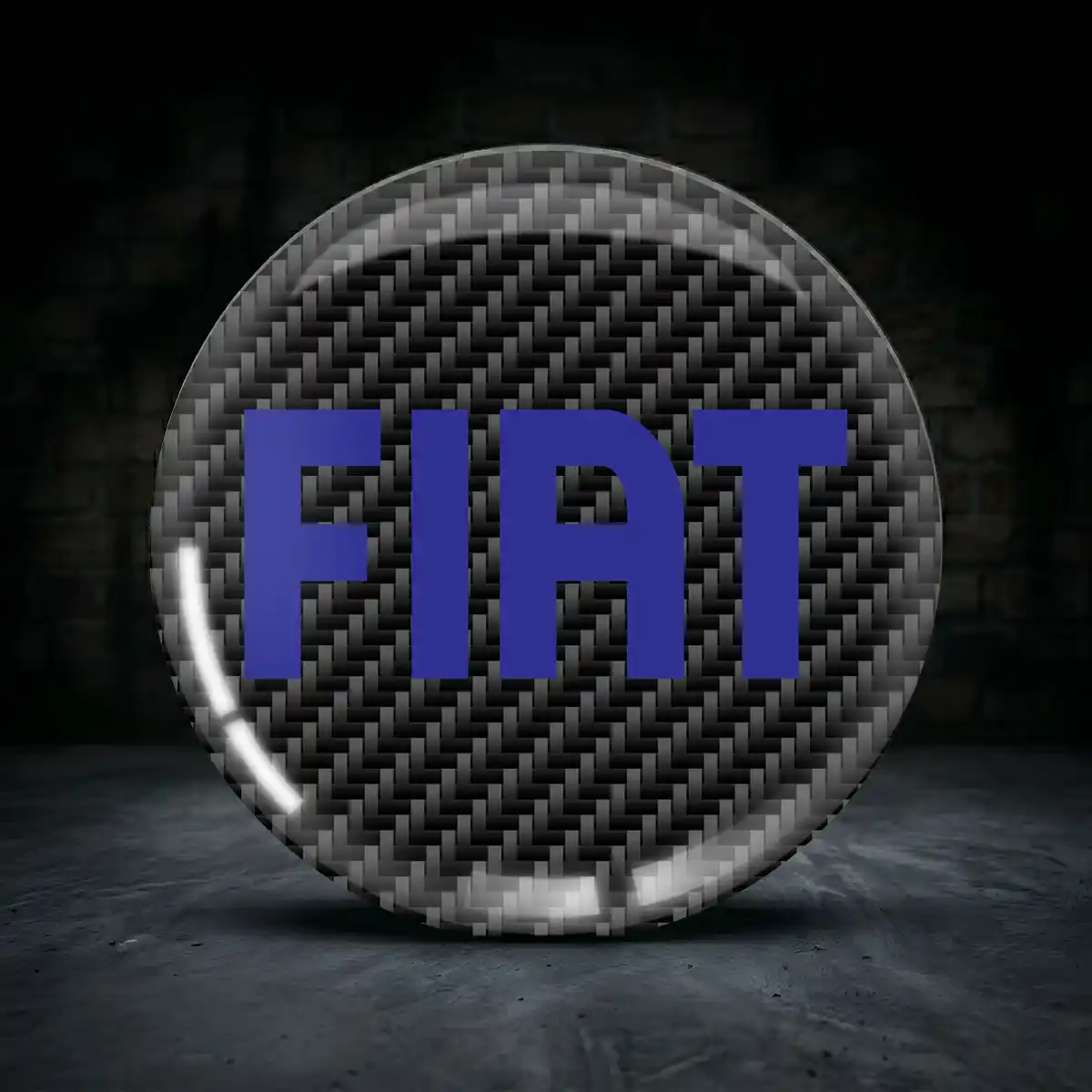 Fiat Radmitte Aufkleber Premium-Edition
