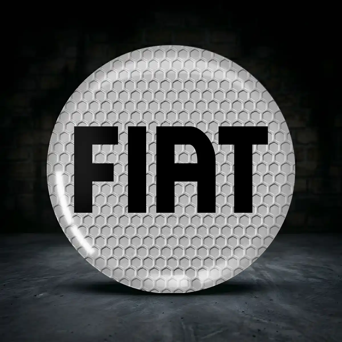 Fiat Silikon Aufkleber Embleme Luxus-Edition
