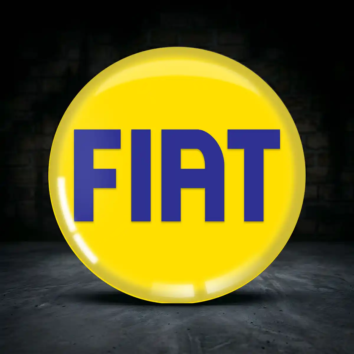 Fiat Silikon Aufkleber Embleme Premium-Edition