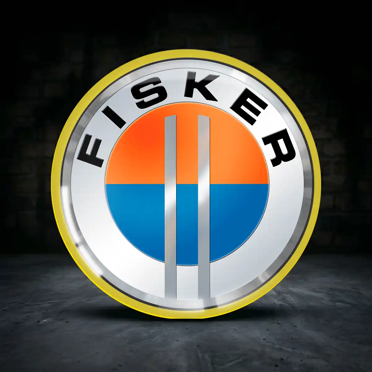 Fisker 3D Gel Aufkleber Embleme Stilvolles Design