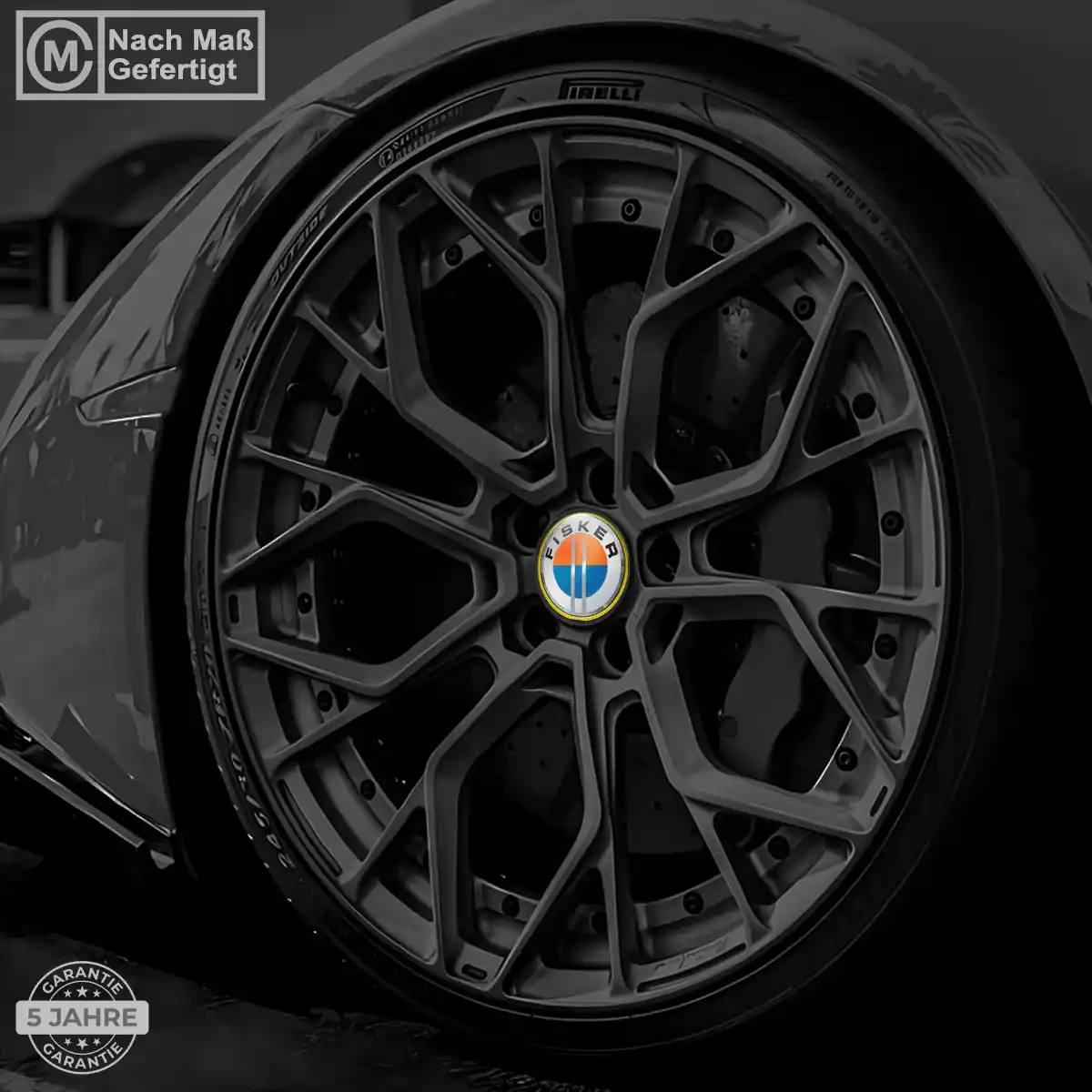Fisker 3D Gel Aufkleber Embleme Stilvolles Design
