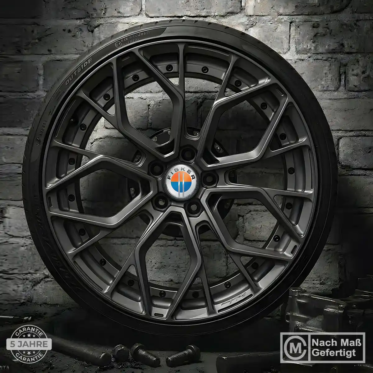 Fisker Aufkleber 3D Gel Stilvolles Design