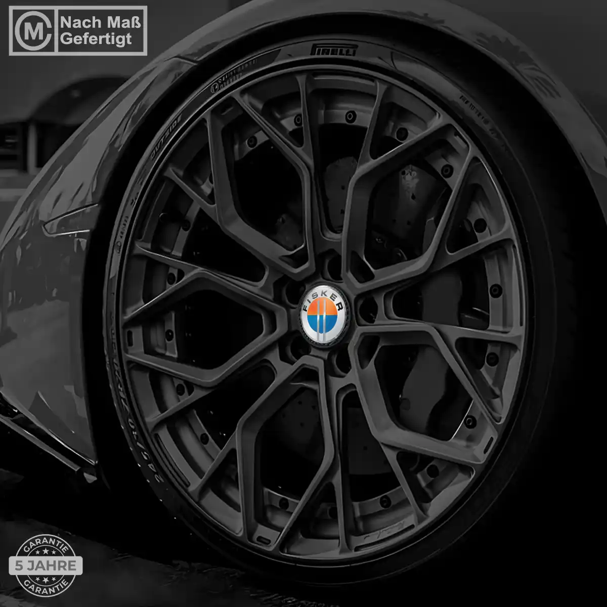 Fisker Felgen Embleme Aufkleber Stilvolles Design