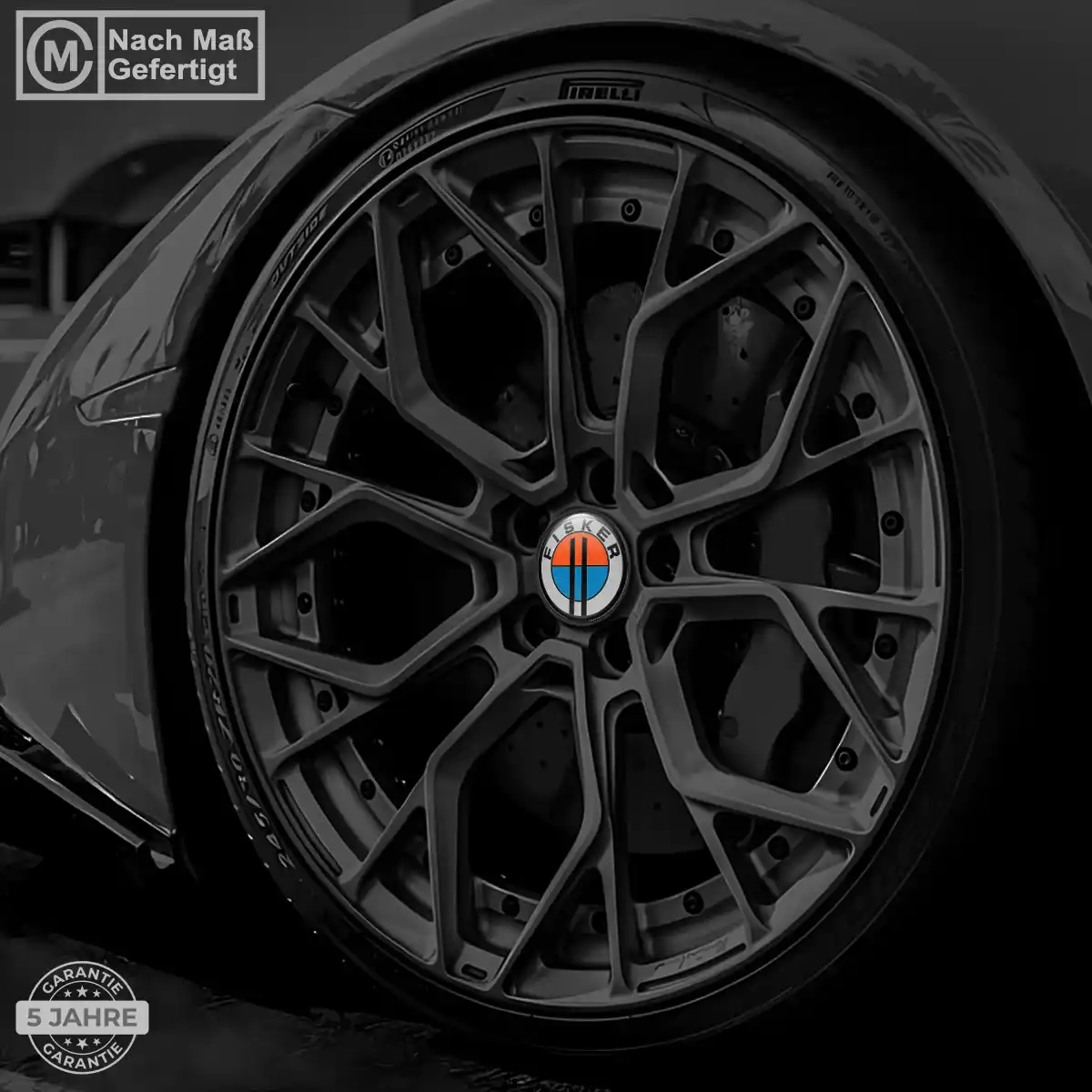 Fisker Nabendeckel Aufkleber Stilvolles Design