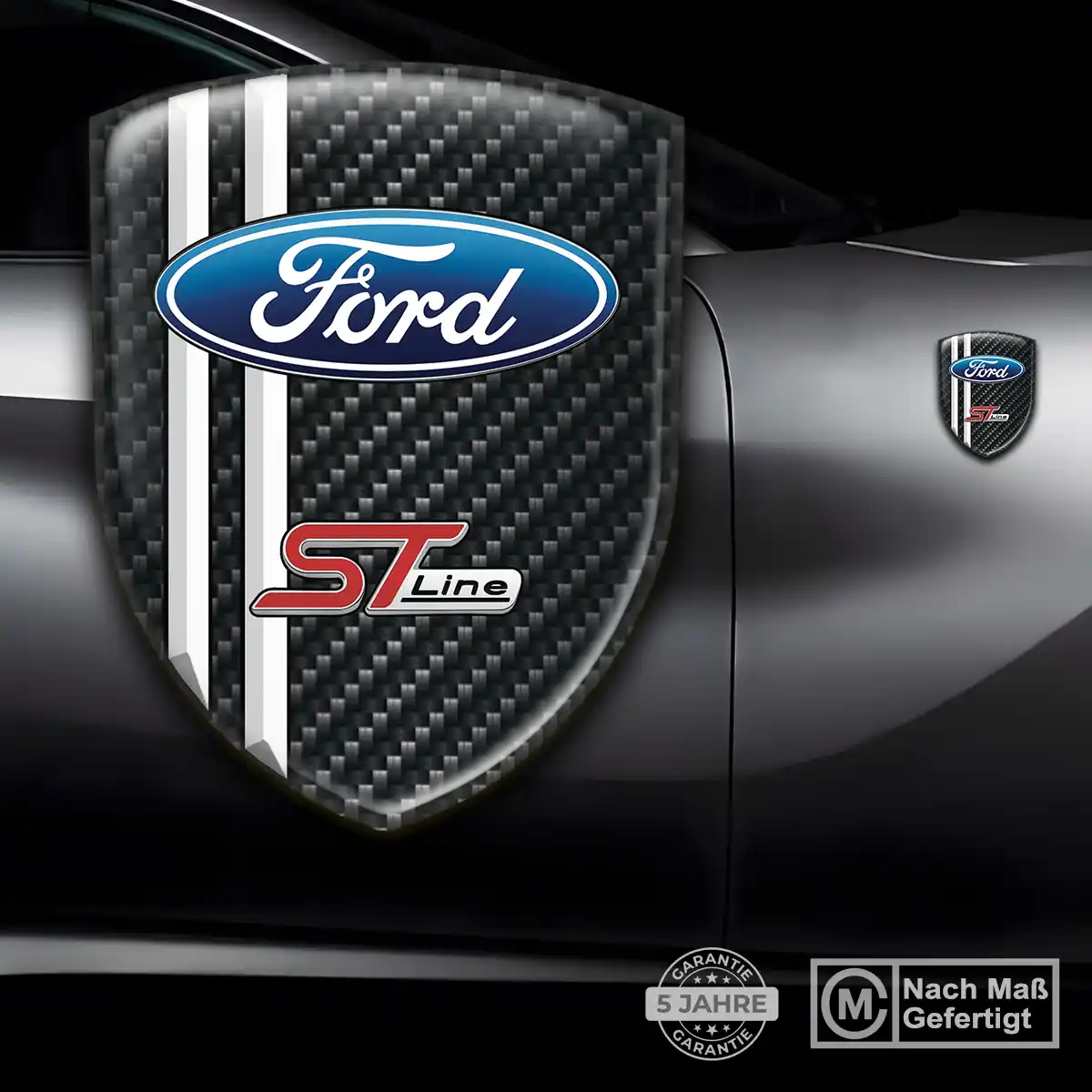 Ford 3D Gel Aufkleber Auto Stilvolles Design