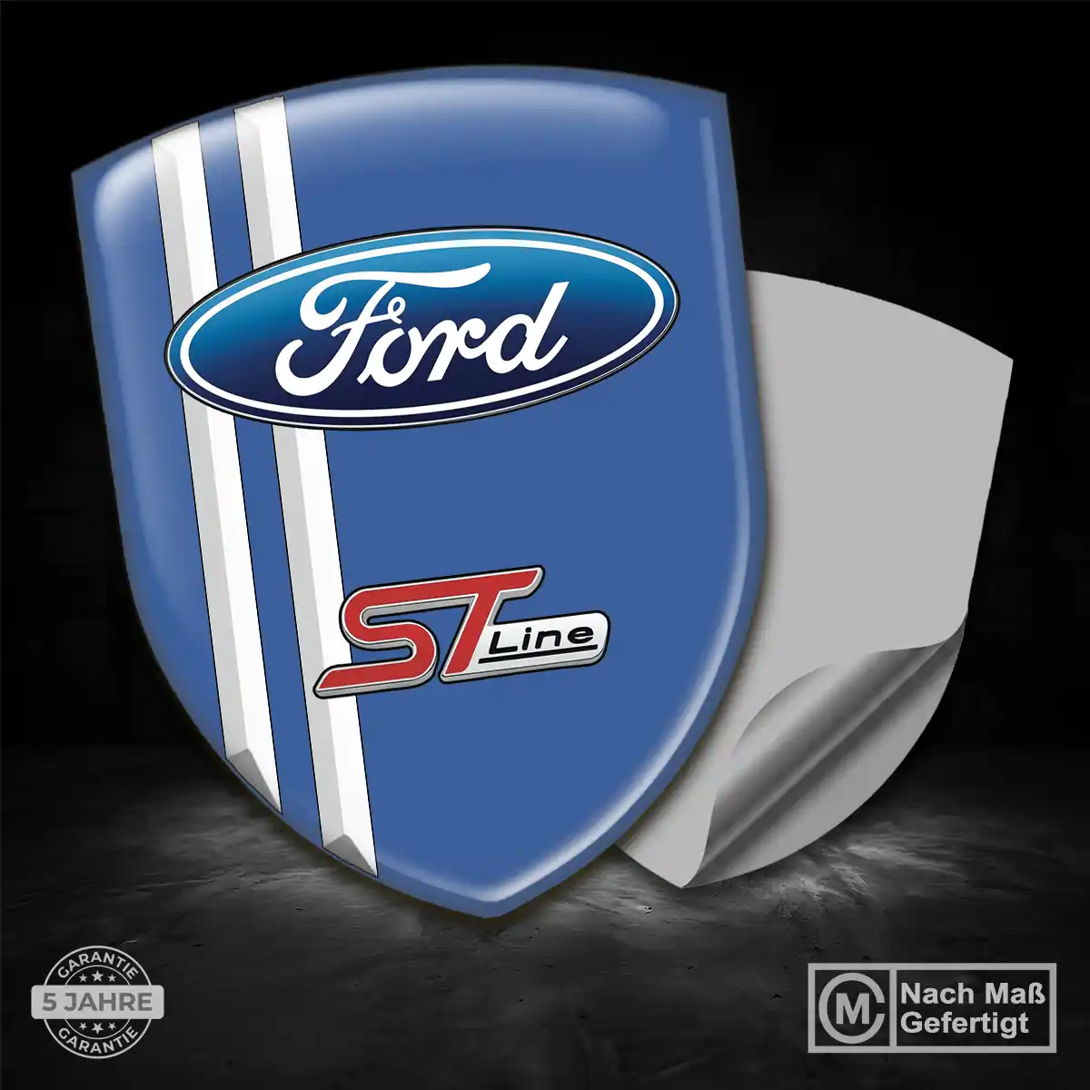 Ford 3D Gel Aufkleber Emblem Auto Stilvolles Design