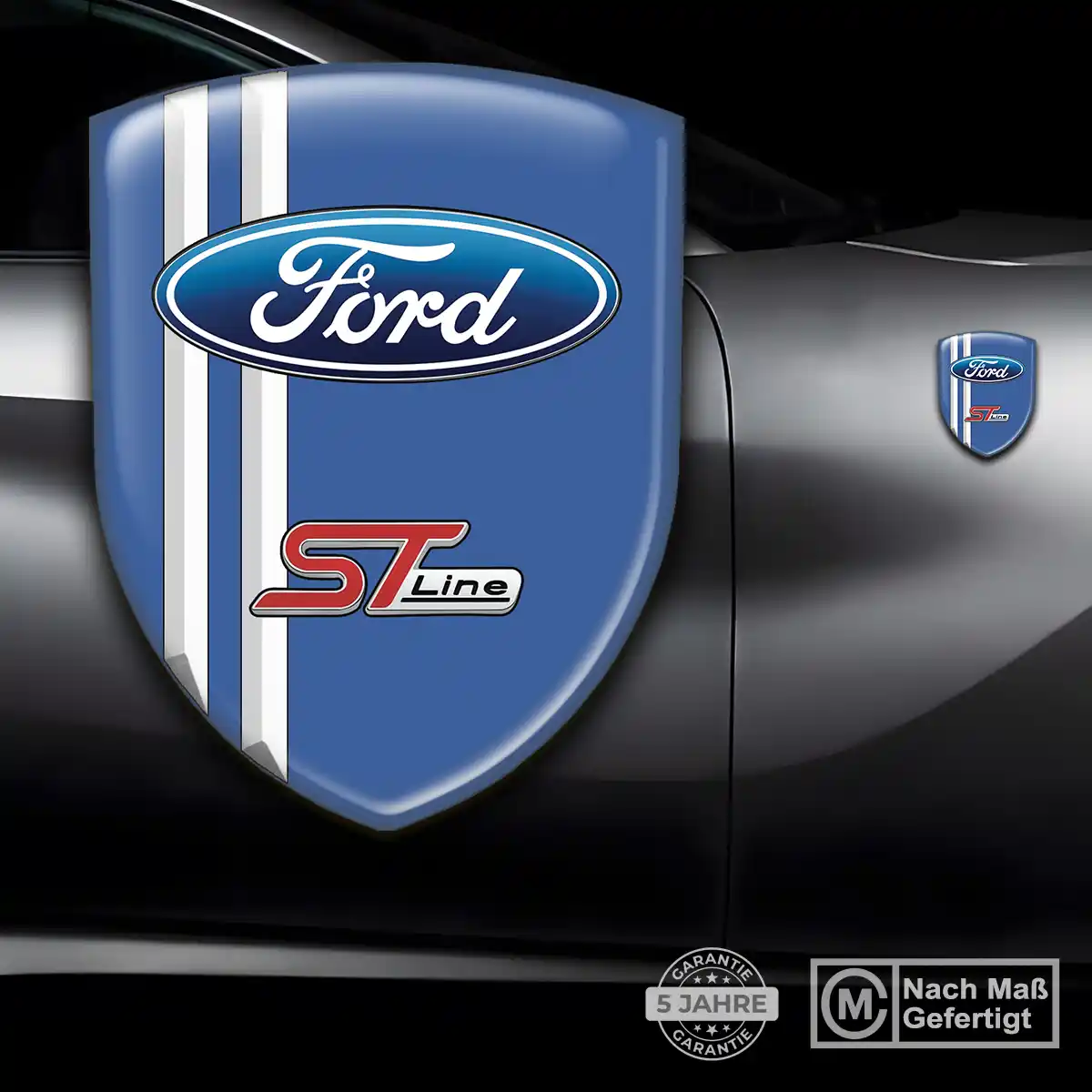 Ford 3D Gel Aufkleber Emblem Auto Stilvolles Design