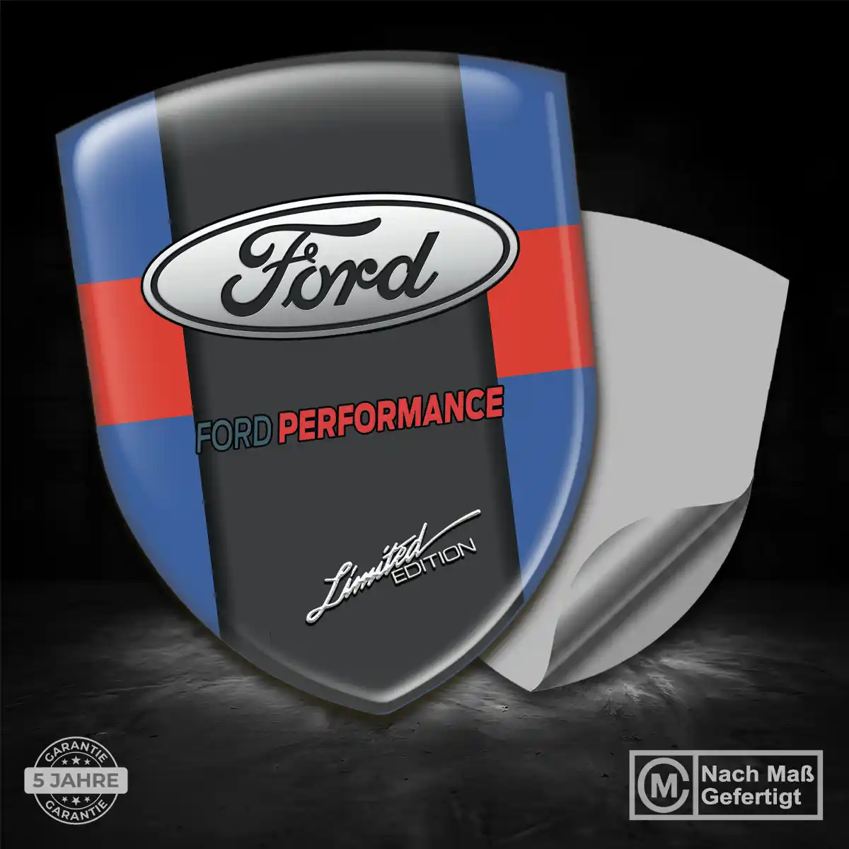 Ford 3D Gel Aufkleber Embleme Auto Stilvolles Design
